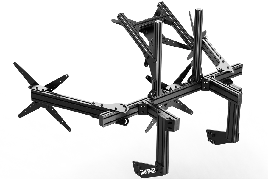 TrakRacer Großer, am Cockpit montierter Quad-Monitorständer