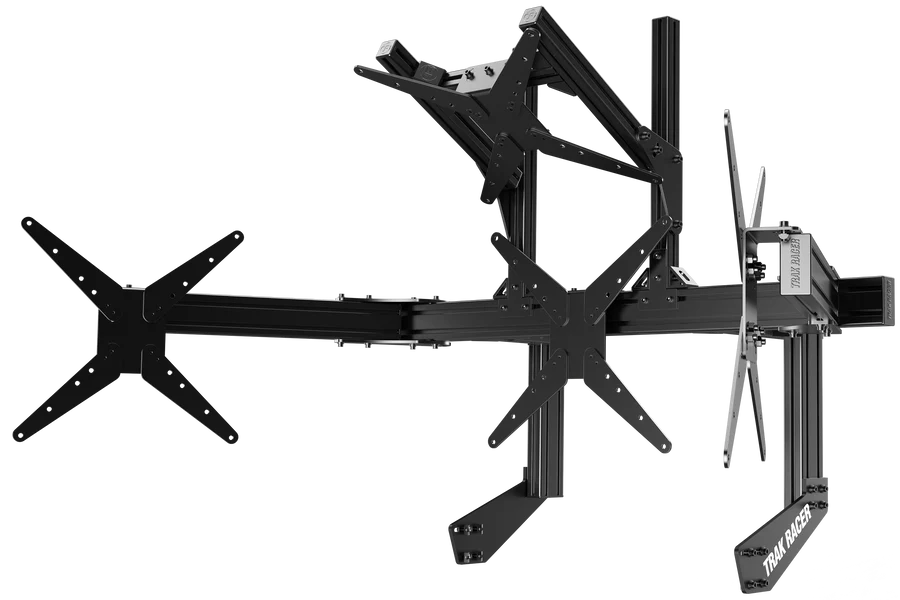 TrakRacer Großer, am Cockpit montierter Quad-Monitorständer