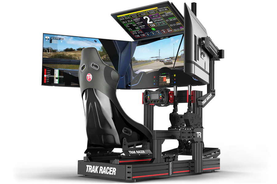TrakRacer Großer, am Cockpit montierter Quad-Monitorständer