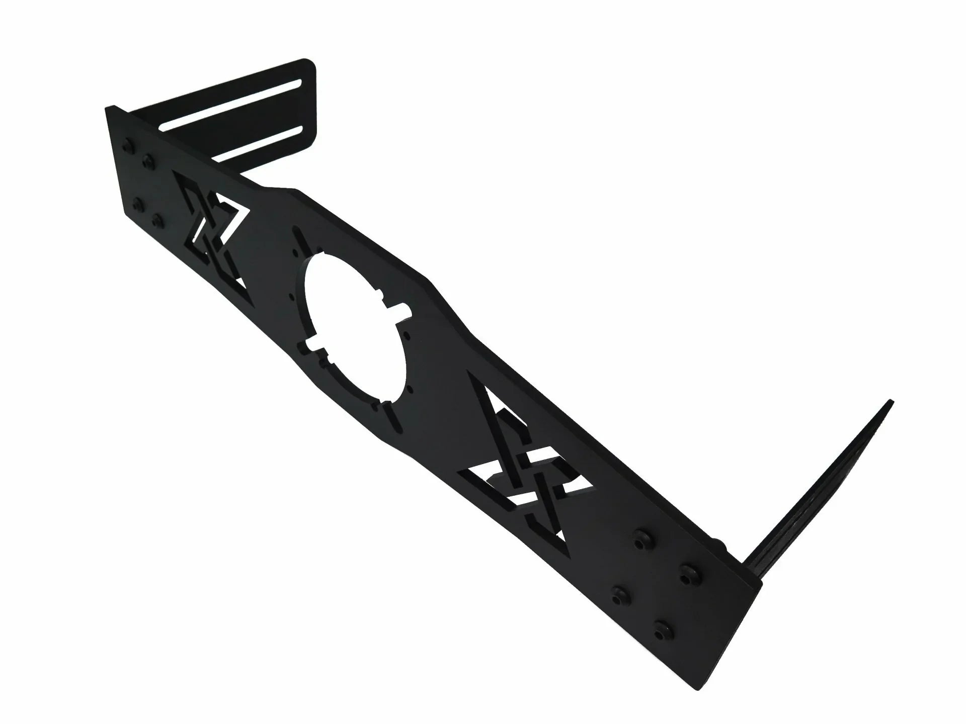 SimXPro DD frontmonteret universal holder til kamera, 580-600 mm, til bil- eller dronebrug, sort plastik.