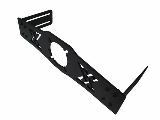 SimXPro DD frontmonteret universal holder til kamera, 580-600 mm, til bil- eller dronebrug, sort plastik.