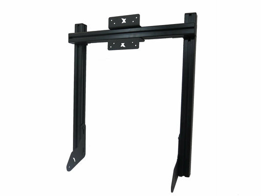 SimXPro enkelt integreret monitorholder med VESA 75/100 til vægmontering, sort, robust og justerbar for computer- eller gaming-skærme.