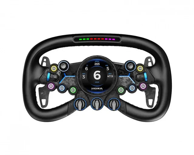 MOZA Vision GS (VGS) Steering Wheel – formula rat med integreret display | MySimShop