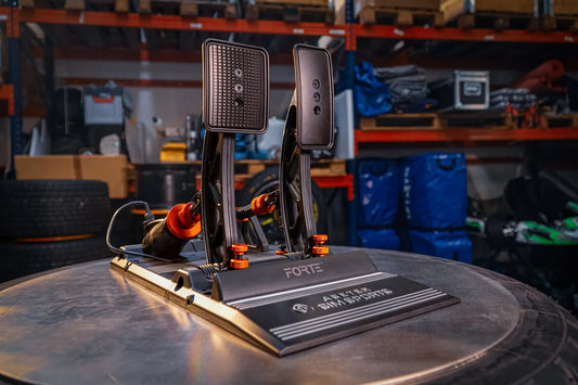 Asetek Racing Forte Pedal Set – komplet 3-pedal sæt med load cell | MySimShop