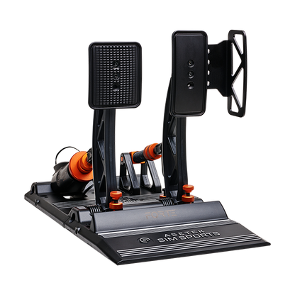 Asetek Racing universal pedal tilbehør, kraftig gummi fodstøtte til simulator pedaler, vist foran til højre uden baggrund
