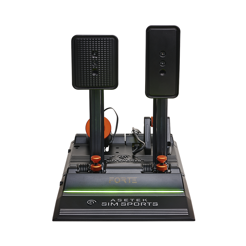 Asetek Simsports Forte® Sim Racing Pedale Bremse &amp; Gas