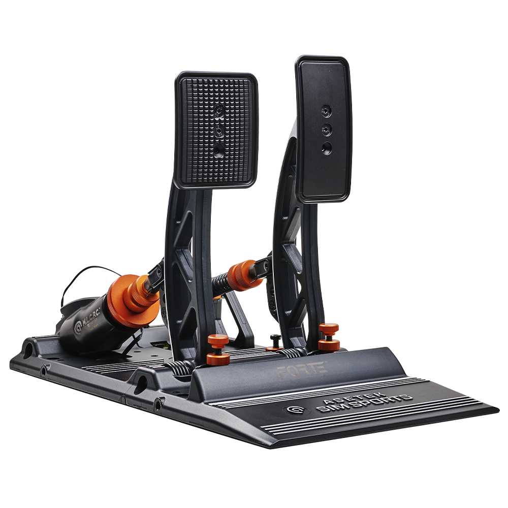 Asetek Simsports Forte® Sim Racing Pedale Bremse &amp; Gas