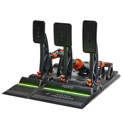 Asetek Simsports Forte® Sim Racing Pedale Bremse &amp; Gas