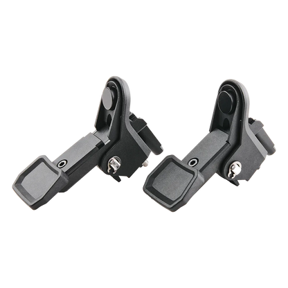 Asetek Racing magnetiske input-pedaler til rat, med sort design og monteringsdele, til simracing-tilbehør.