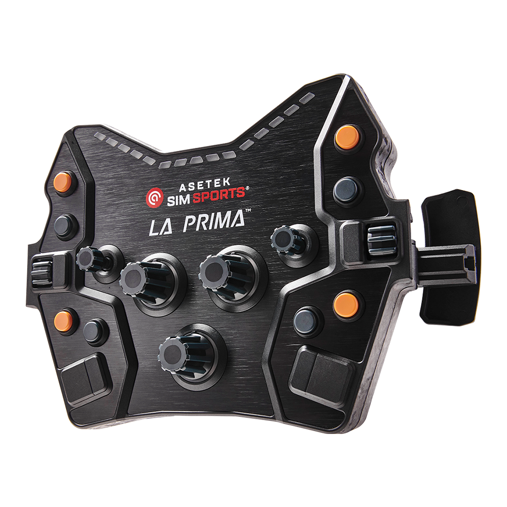 Asetek Racing La Prima Button Box B/G med flere knapper og funktioner til racing simuleringer.