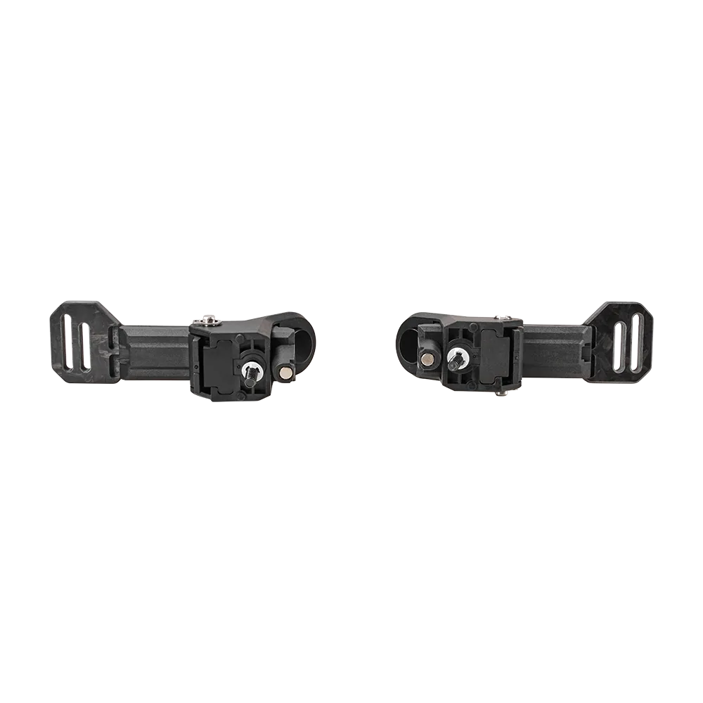 Asetek Racing Carbon paddles kit til racercykel, magnetiske indgange, sort carbonfiber, tilbehør til rat.