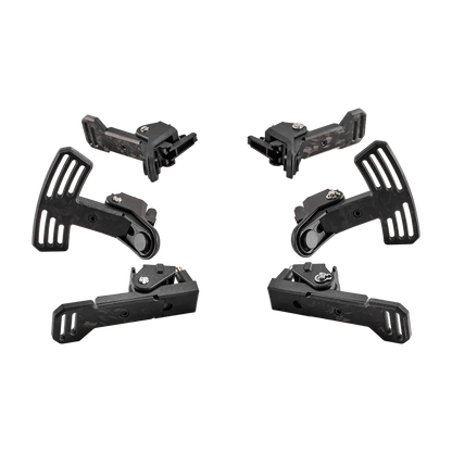 Asetek Racing carbon pedaler til rat, letvægts carbonmateriale, sporty design, tilbehør til bil- eller racerrattet.
