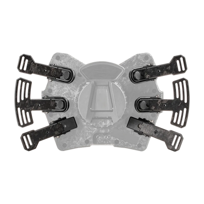 Asetek Racing Carbon Paddles Kit til bilrattet, letvægts carbondesign, til racerkøretøj, uden baggrund, til racing accessories