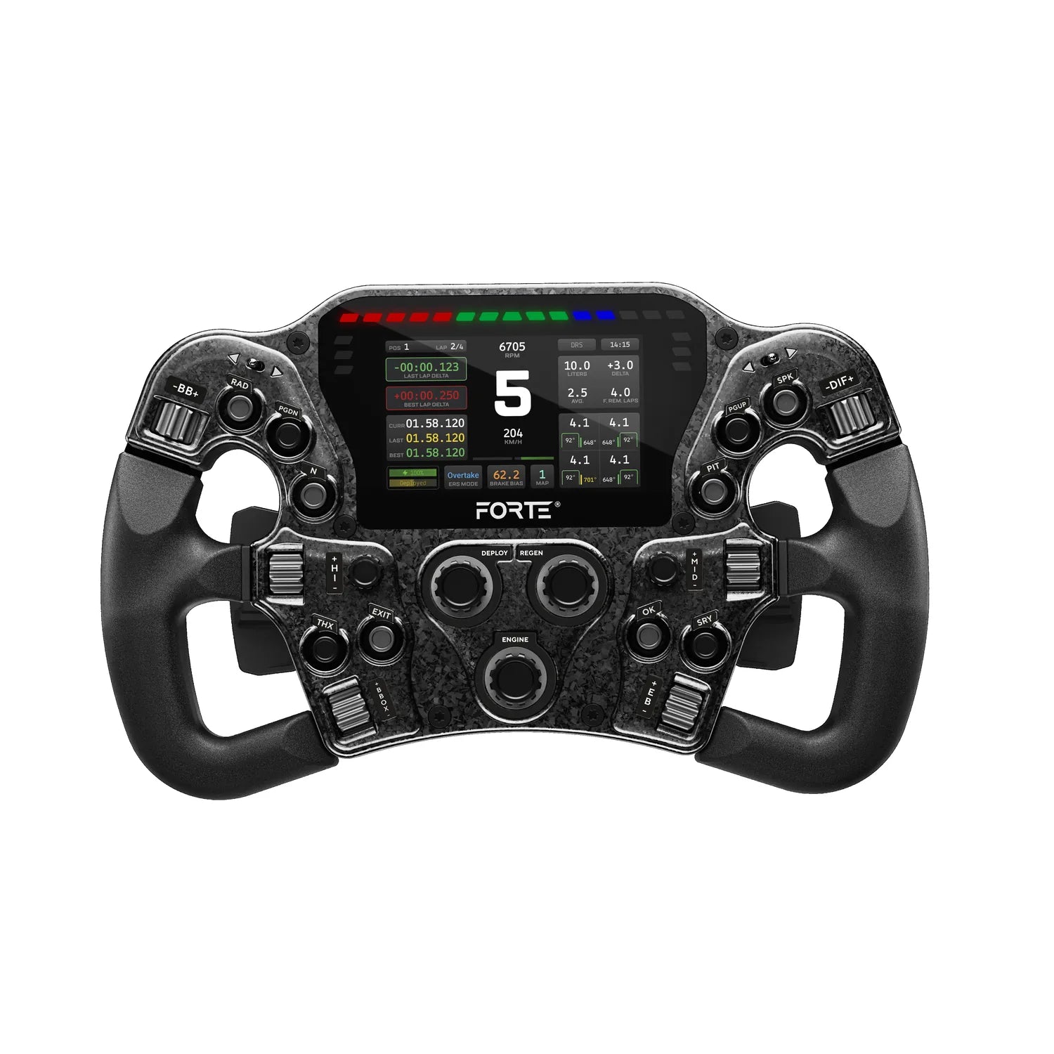 Asetek Racing Forte Formula Pro – håndtag og greb detalje | MySimShop