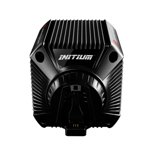 Asetek Racing Initium Wheelbase – frontvisning med kontrolknapper | MySimShop