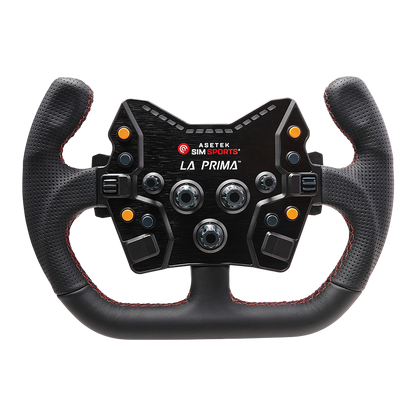 Asetek Racing La Prima Button Box B/G med flere knapper og kontroller til racing-simuleringer, sort farve.