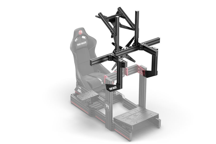 TrakRacer Großer Cockpit-montierter Dual-Monitor-Ständer