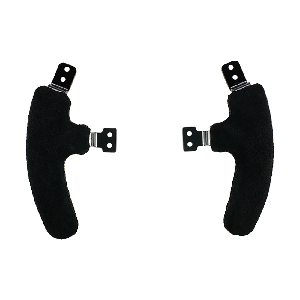 Asetek Racing Formel racerhåndtag i suede til rat, ergonomisk design til bilkørsel.
