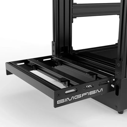SIMGASM Pro cockpit i sort, detalje af pedalplade