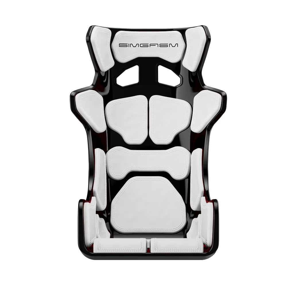SIMGASM | Sim Racing Seat Atlas Gran Turismo - Black - White